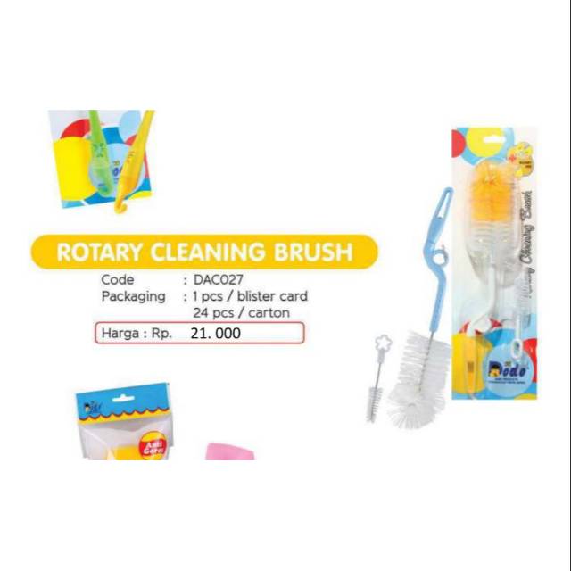 Dodo Sikat Botol Rotary Cleansing Brush DAC027 S1
