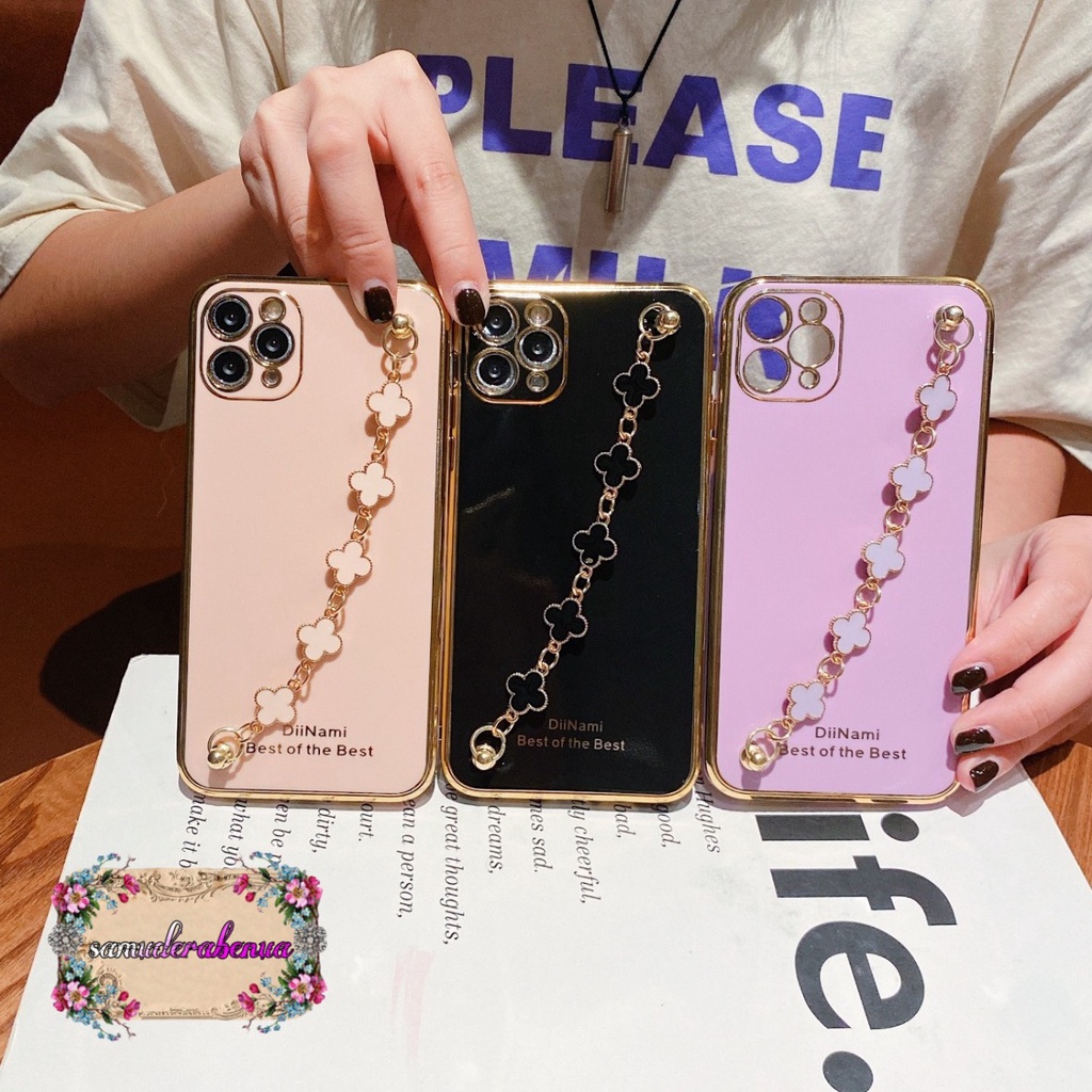 Y011 SOFTCASE SHINE PLATING CASE RANTAI DIINAMI REALME C1 C2 5 C11 C15 C20 C21 C25 C12 7I C17 SB2956