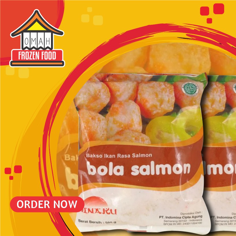 

Minaku Bola Salmon Bakso Ikan Rasa Salmon 500gr (NON COD DAN REGULER DILUAR KOTA SOLO)
