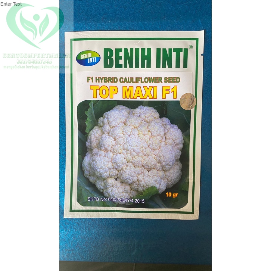 Benih bungkul cauliflower F1 TOP  MAXI isi 10gr dari PT DINASTY INTI AGRO SARANA