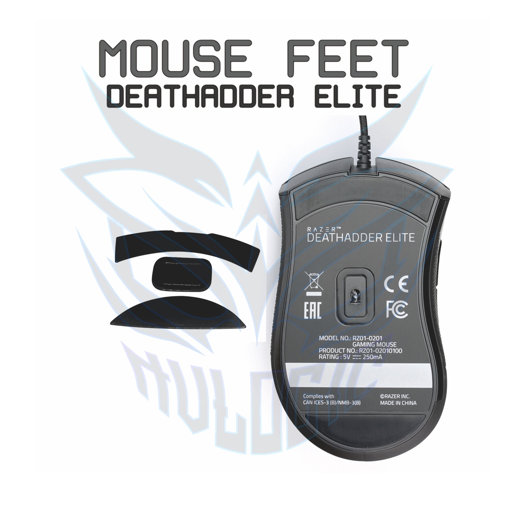 Mouse Feet Glide RAZER DEATHADDER ELITE - Mousefeet Skates PTFE