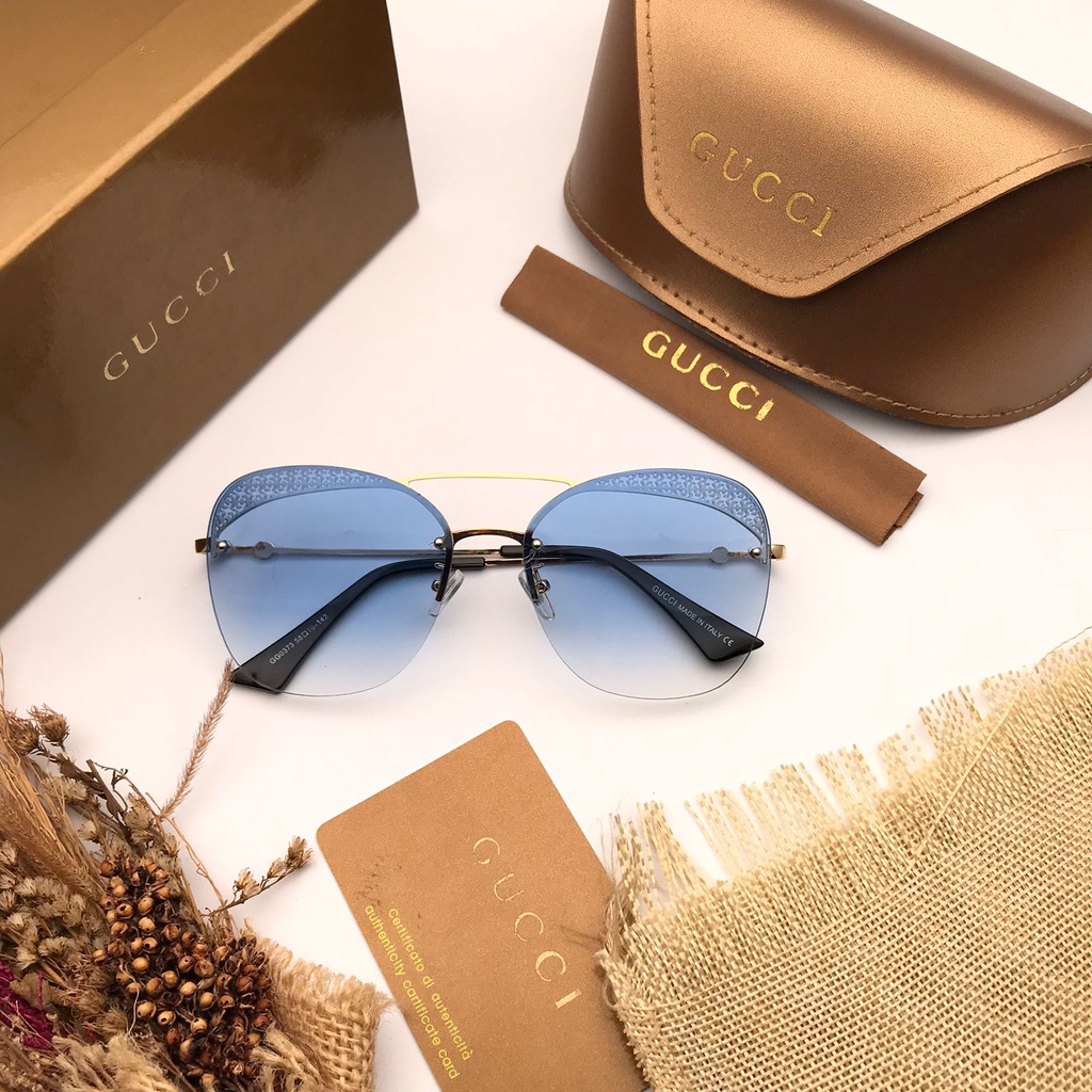 BEST SELLER.....New Kacamata Wanita GUCCI 0373 Box Fullset Branded