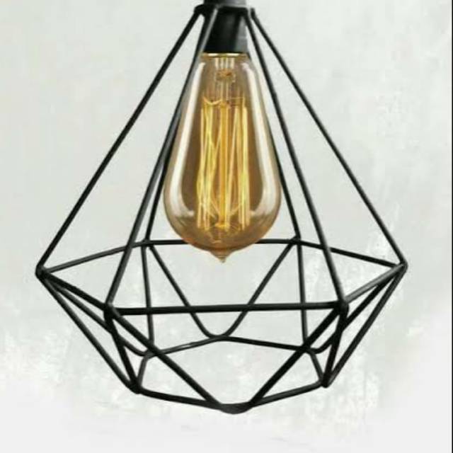 Kap lampu gantung Diamond satu jari /kap lampu gantung