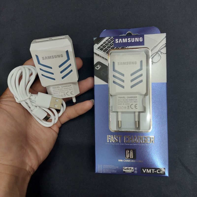 travel charger samsung  vmt-c2 2.1A fast charging micro