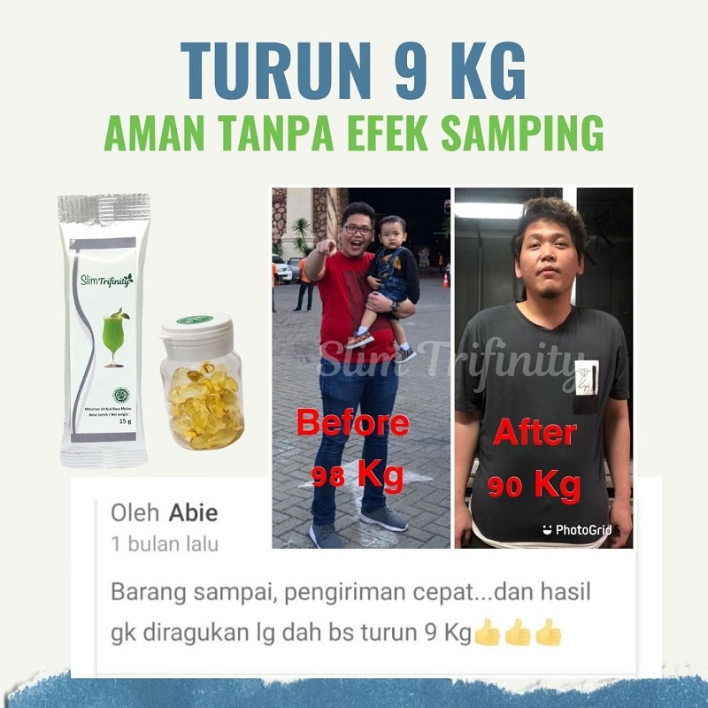 pelangsing slim trifinity diet herbal alami per 1 sachet