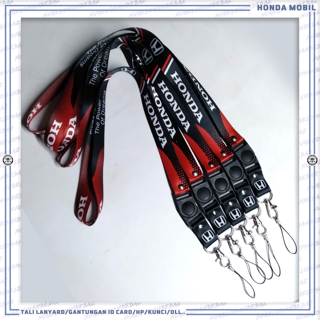 

TALI LANYARD GANTUNGAN ID CARD/HP/KUNCI/DLL.. HONDA
