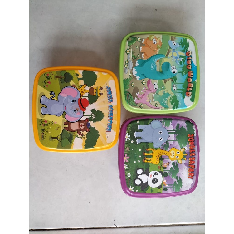 LUNCH BOX -35 lucky/tepak makan/tempat bekal anak