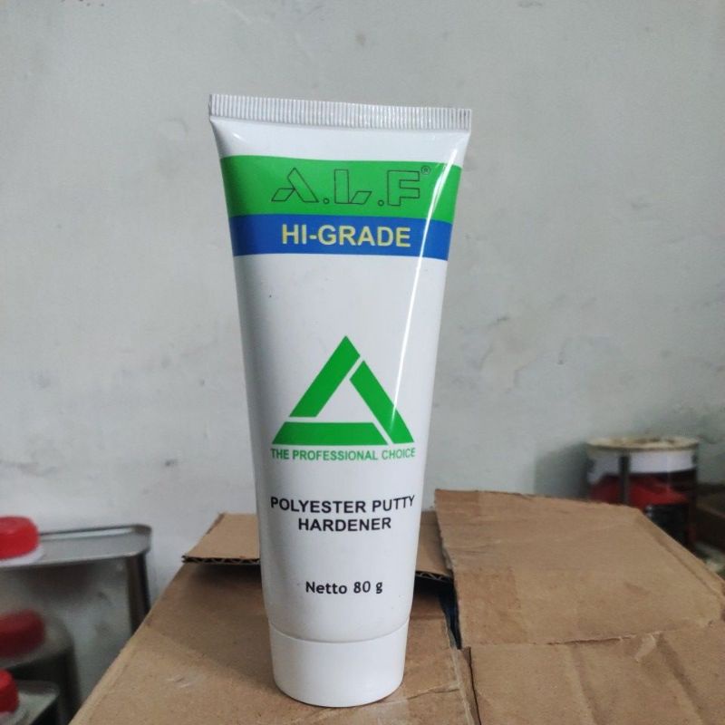 Obat dempul Hardener dempul ALF universal 80 gram