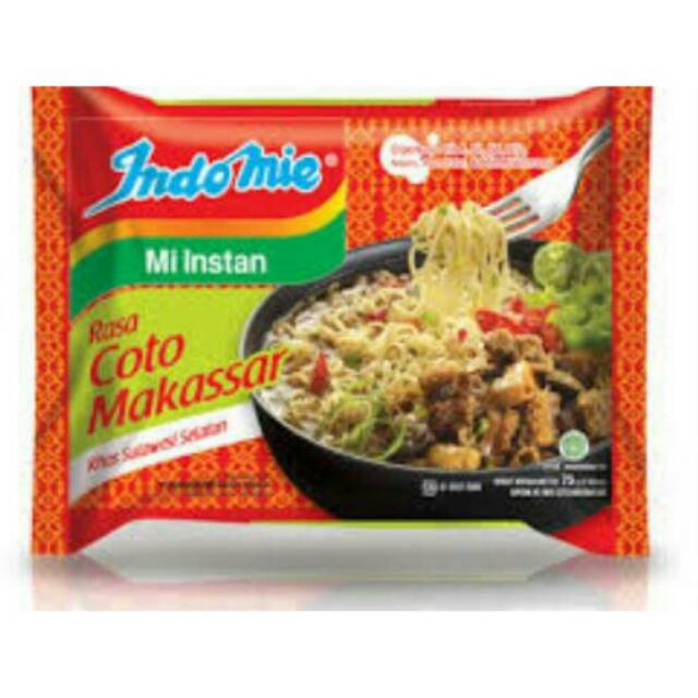 

Indomie Rasa Coto Makassar Per Dus (isi 40 pcs) Mie Instant Khas Sulawesi Selatan