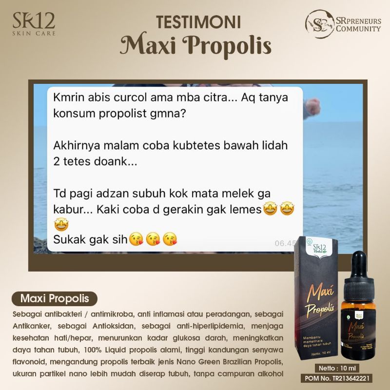 SR12 Maxi Propolis Nano Green Brazilian Propolis