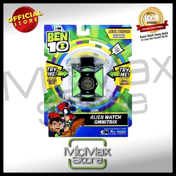 Ben 10 Basic Omnitrix Jam Tangan Ben10 Mainan Original Asli