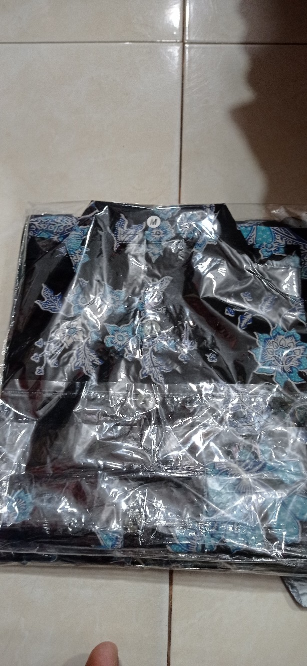 Batik Couple Keluarga Sania Ruffle Ori Ndoro Jowi Dnt Sogan Cibulan Biru