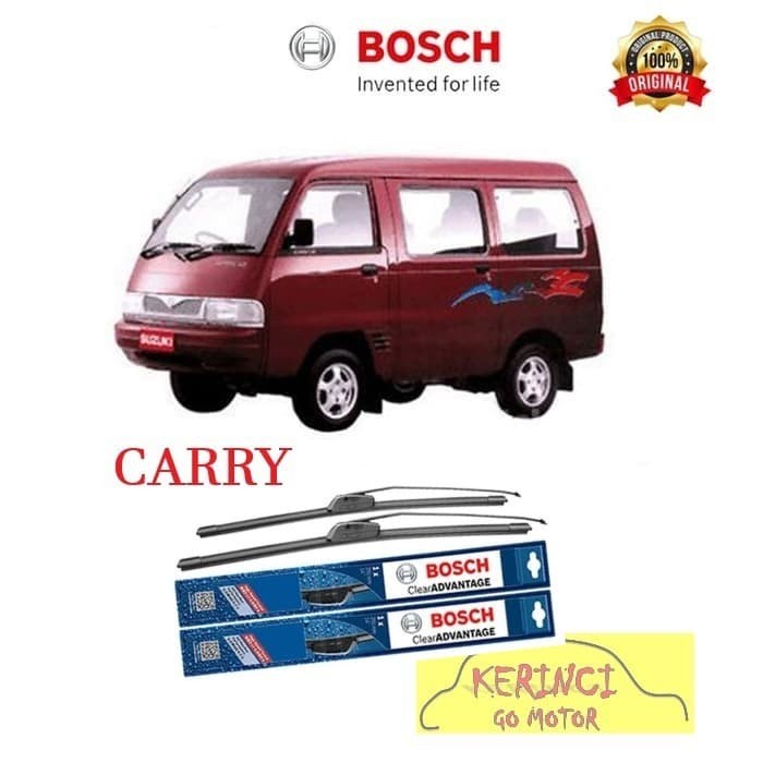 WIPER BOSCH CLEAR ADVANTAGE SUZUKI CARRY 17&quot; &amp; 17&quot; SEPASANG WIPER