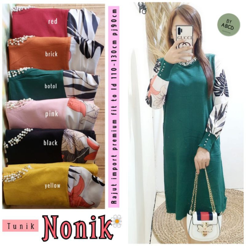nonik tunik/tunik wanita/baju rajut/tunik rajut