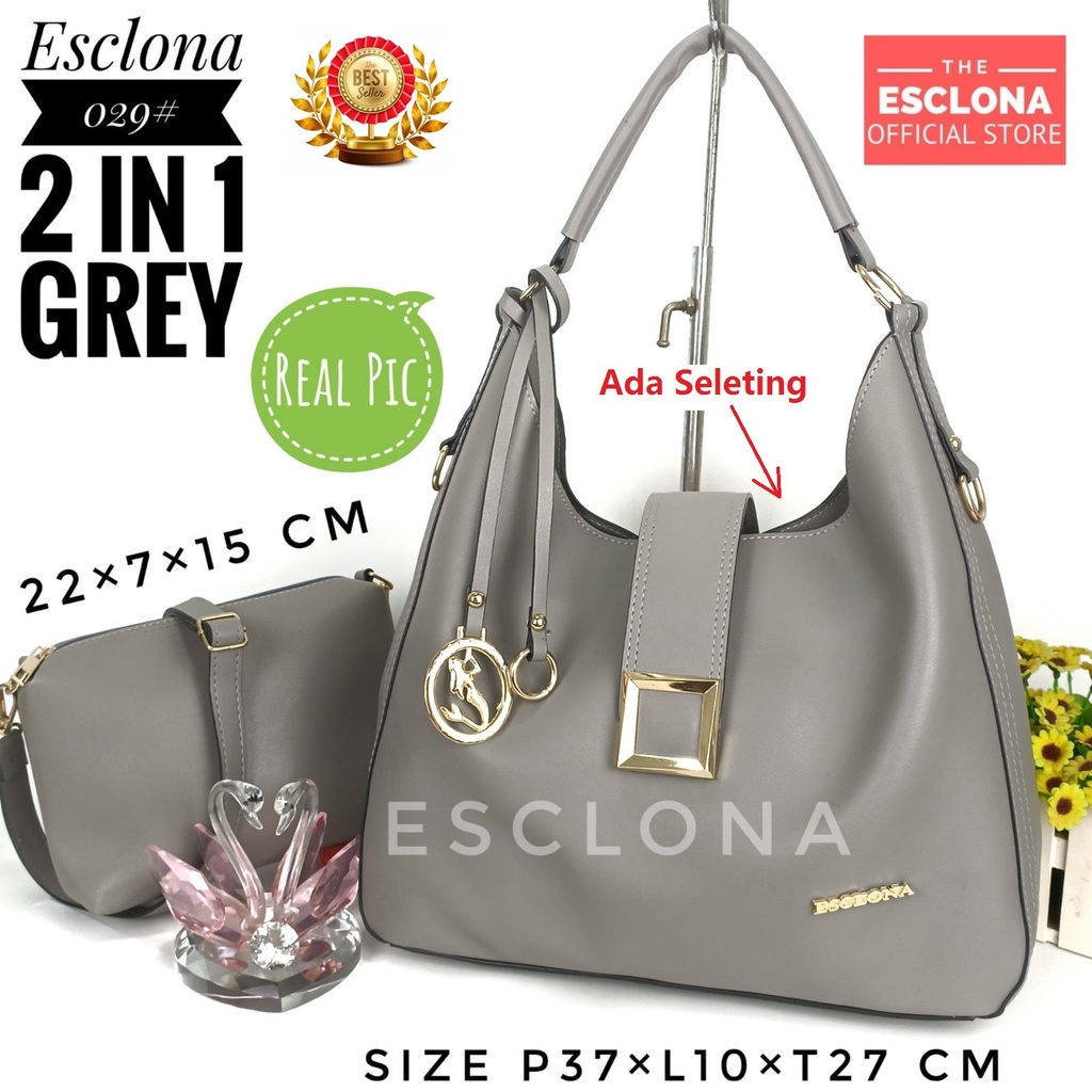 TAS BATAM WANITA ESCLONA 029 TAS BAHU WANITA SHOULDER BAG TAS KERJA WANITA IMPORT TAS HOBO BAG S4