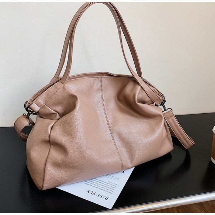 JK Y10655 T3014 1KG MUAT 2PCS TAS TOTE BAG FASHION WANITA MPORT DUFFEL KULIT 935 E6492 U4262