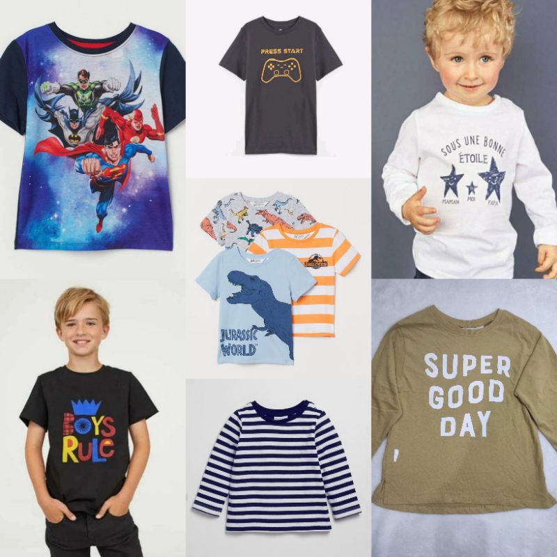 Kaos Anak Laki-Laki Hnm