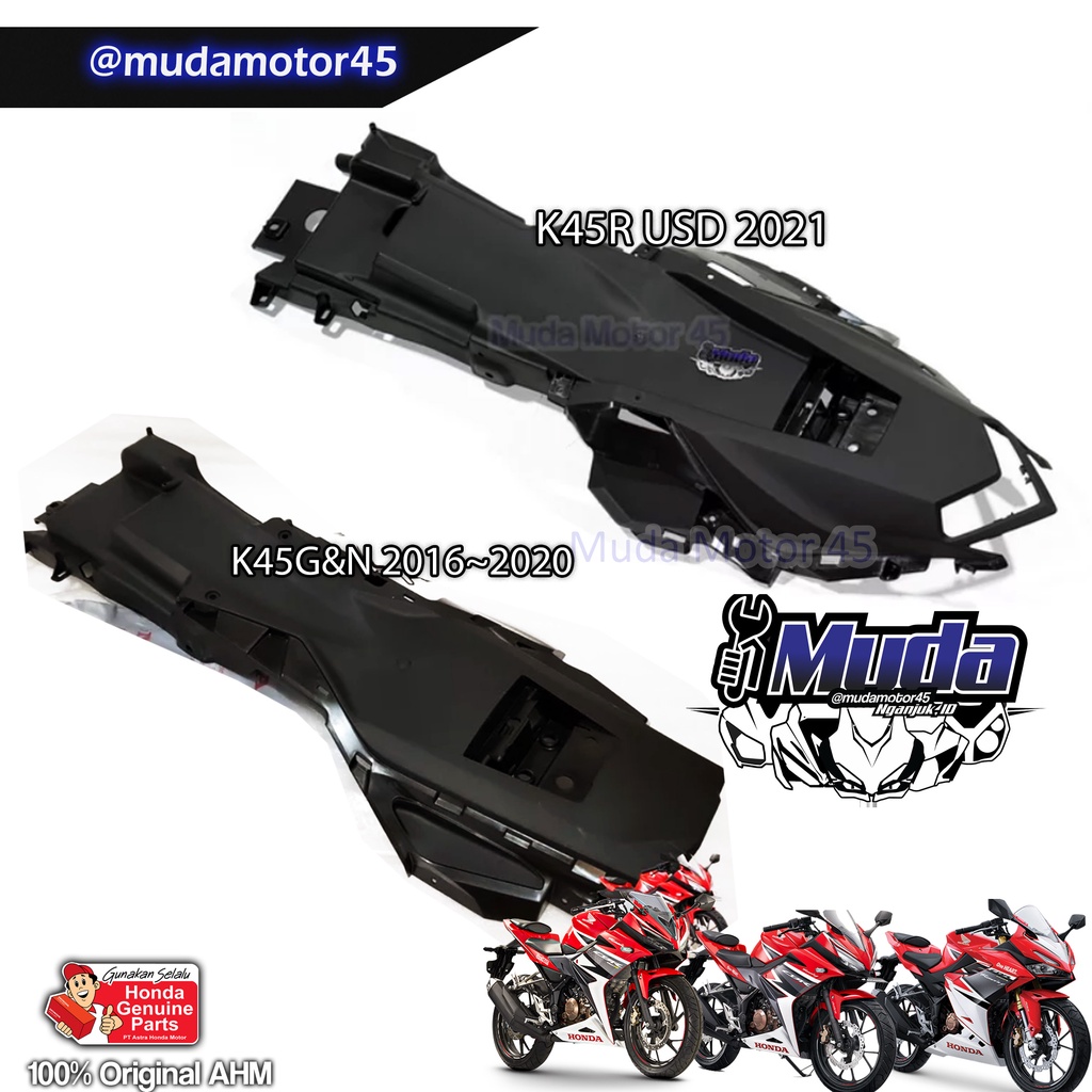 SPAKBOR BAWAH KOLONG CBR150R 2016 OR2021 8011A-80111-K45-N40-NL0 FENDER B ASSY RR NEW CBR 150 K45G K
