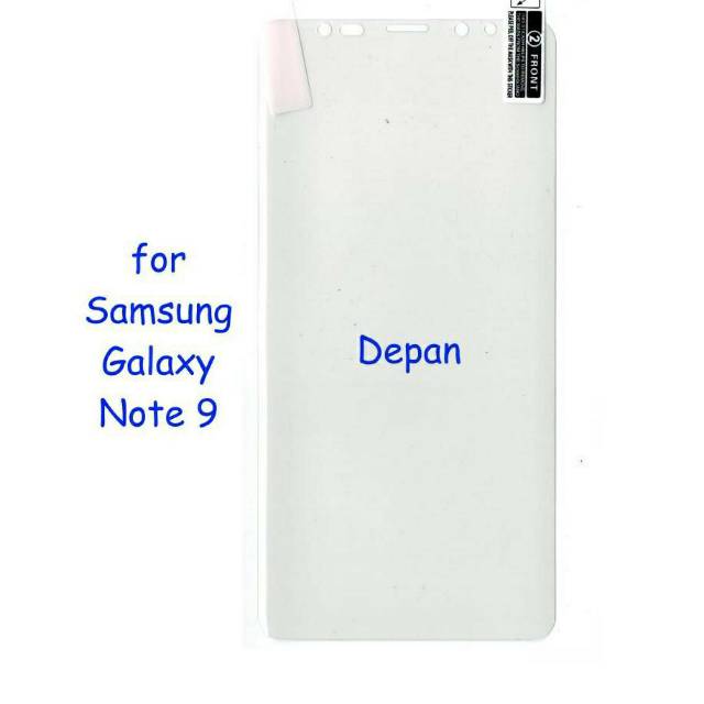 samsung note 9,note 8 anti gores bahan jelly anti shock