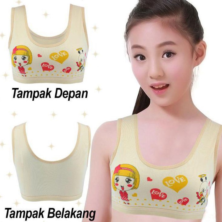 Mini Set Bra Miniset Bh Anak SD SMP Perempuan Cantik Tali Besar Tali Kecil Allsize Murah