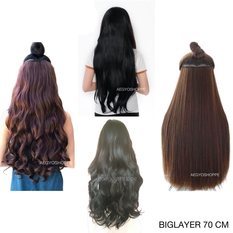 Hairclip biglayer korea 70 cm / hairclip extra long 70cm 022XL 318A 022T 022XW