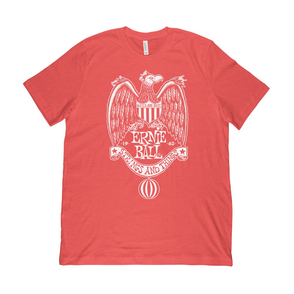 Ernie Ball Music Man Vintage Logo White TShirt LG P04832