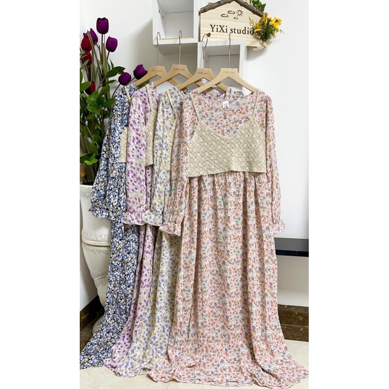 Gamis Set Vest Import