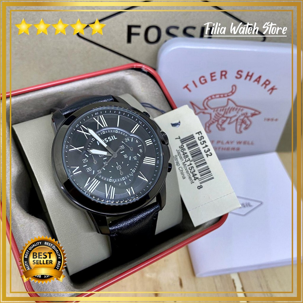  Jam  Tangan  Pria Fossil FS 5132 Original Shopee Indonesia 