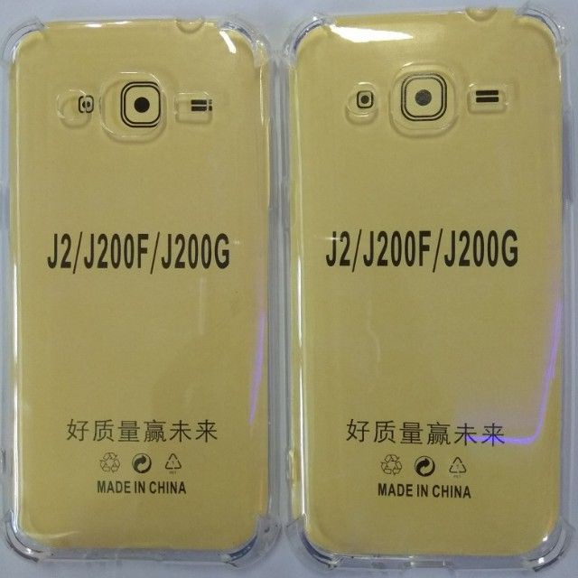 Anti Crack Casing Samsung Galaxy J2 2015 (J200G) Case Anti Crack / Anti Shock [Clear]