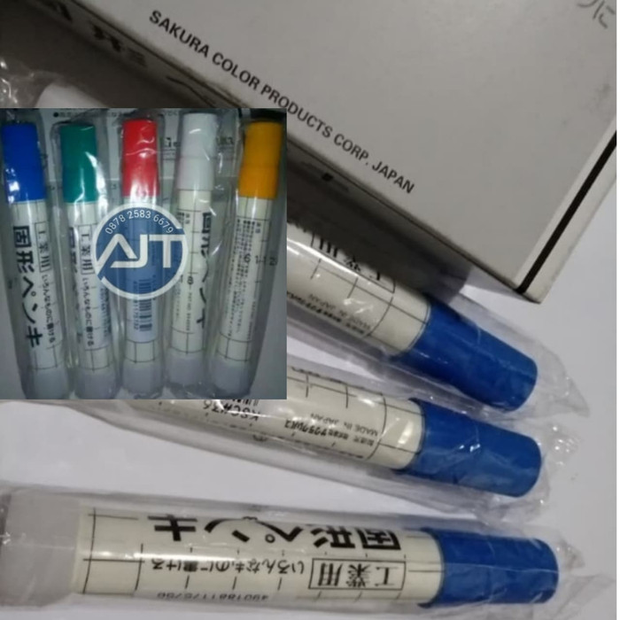 

SPIDOL PERMANEN PENANDA BESI BAJA WARNA BIRU SAKURA JAPAN