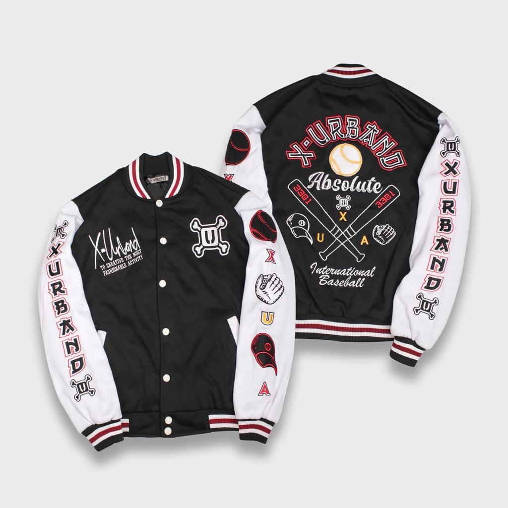 Jaket Varsity International Baseball Pria Wanita Int Vintage Varsity Jacket Vintage Baseball Origina