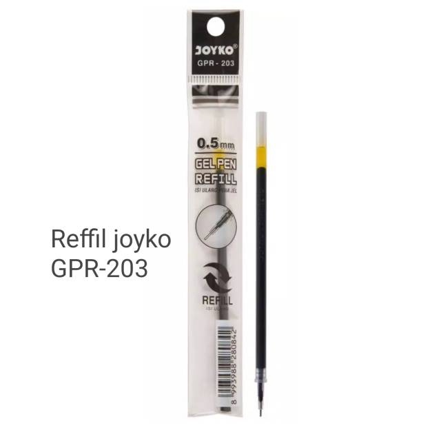 

Gel Pen Refill / Isi Ulang Pen / Isi Pulpen Joyko GPR-203 / 0.5 mm >Ukuran Produk : 12.6 cm
