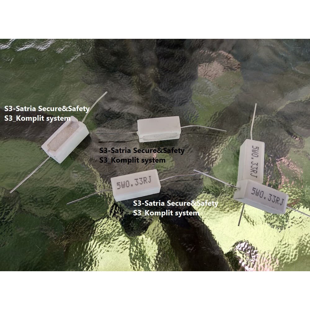 5W0.33RJ Kapur 5 W watt 0.33R Resistor 5W 5W0.33R 0.33 R 5Watt 0,33