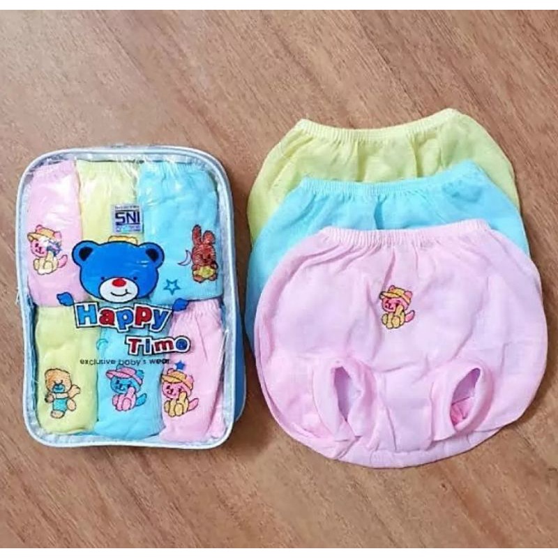 PAKET ISI 12 Celana Pop Bayi Newborn / 1 Lusin Celana kodok / Clana Kacamata