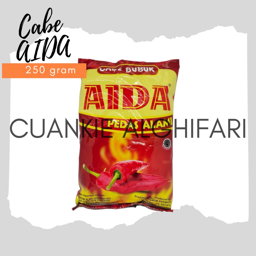 Cabe AIDA 250 gram,nikmat pedas nya,,,