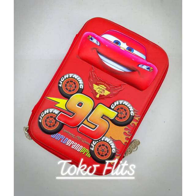 

pencil case ala smiggle cars