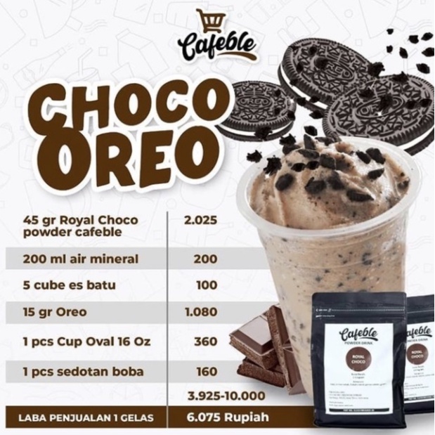 

CAFEBLE Bubuk Minuman Kekinian 1 KG