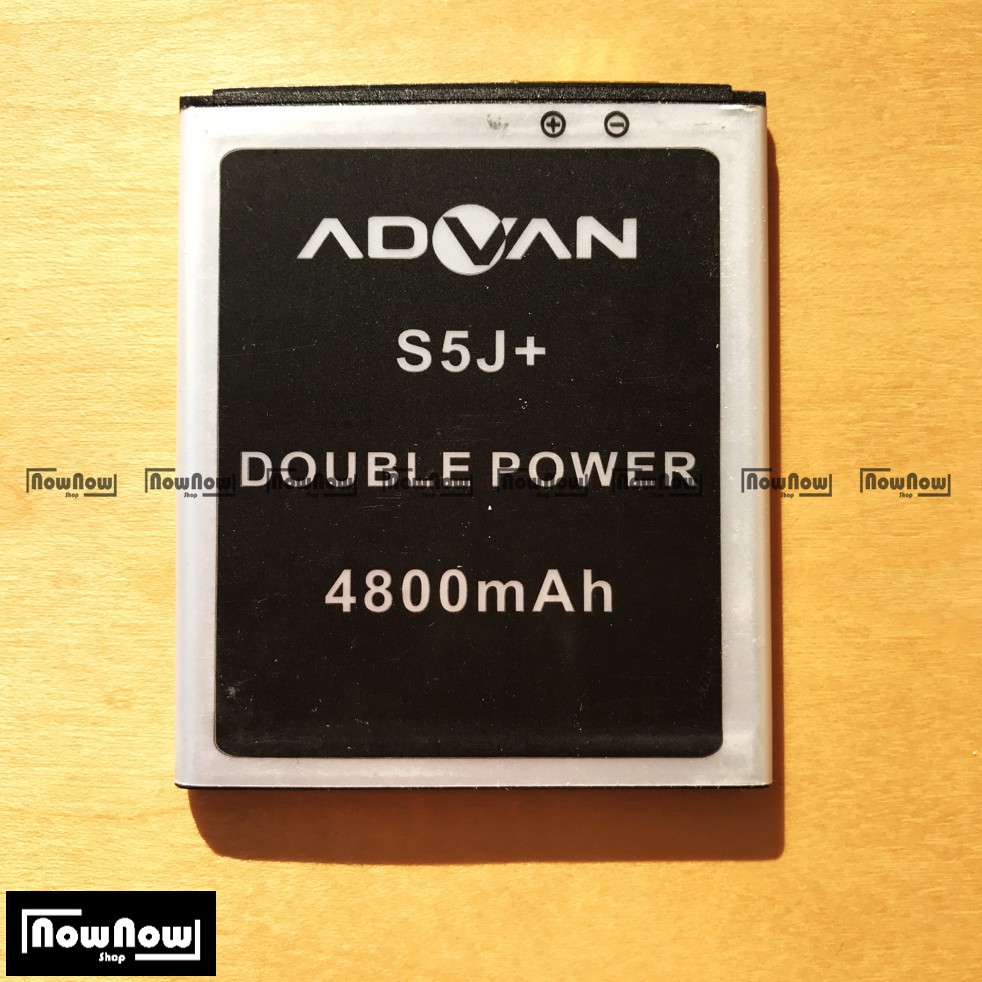 Baterai Advan S5J+ Plus Original Double Power Batre Batrai Battery HP