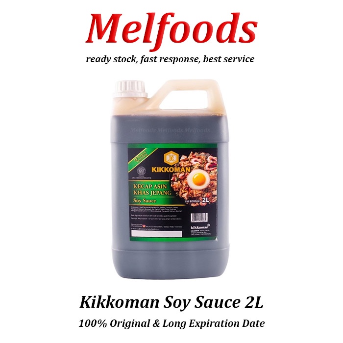 Kikkoman All Purpose Soy Sauce HALAL 2L – Kecap Asin Khas Jepang