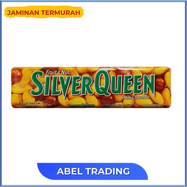 

Silver Queen Coklat Fruit And Nut 68G