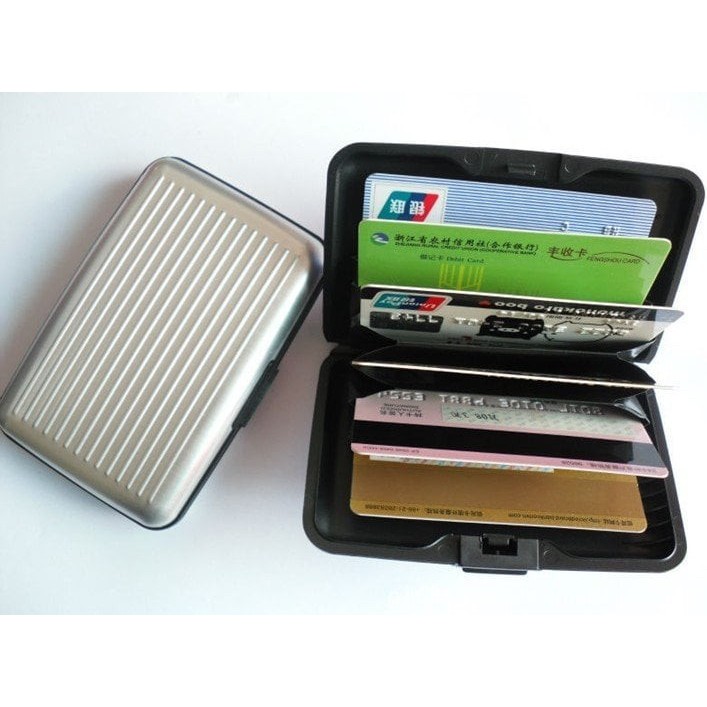 DOMPET KARTU ALUMUNIUM TAHAN AIR CARD GUARD HOLDER WATERPROOF