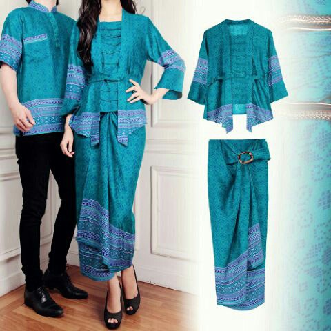 Sarimbit Batik Anggun Couple Askana Azkana Etnic 5 Warna Merah Tosca Maroon Biru Kuning M L XL i.670