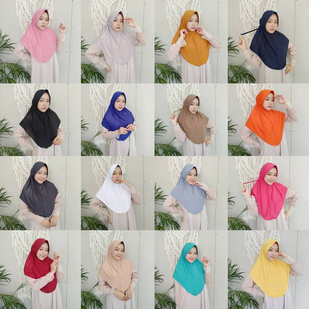 AV - JILBAB OLAHRAGA SERUT JOKOWI/ HIJAB SPORT / JILBAB SERUT JERSEY LYCRA MURAH