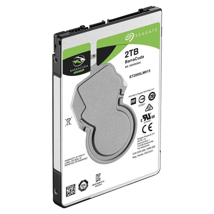 SEAGATE BarraCuda 2TB 2,5&quot; 5400 RPM 128MB Hard Drive