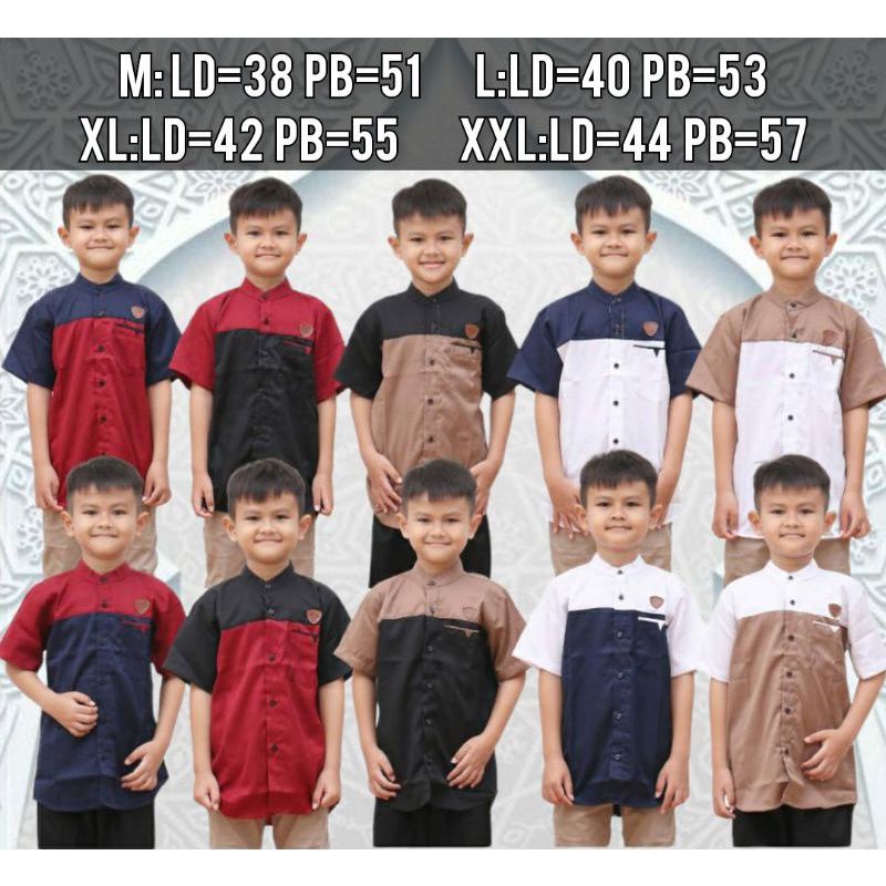 KOKO KURTA KOMBINASI ANAK LAKI LAKI PRIA ABG VIRAL TERBARU 2022  4 5 6 7 8 9 10 11 tahun Fashion  Ramadhan IDUL FITRI muslim anak PONDOK PESANTREN GUZ AZMI