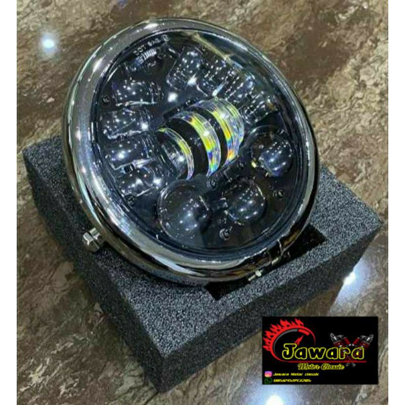 DAYMAKER 5,75inchi set batok lampu l2G crom pnp MP GL Tiger CB