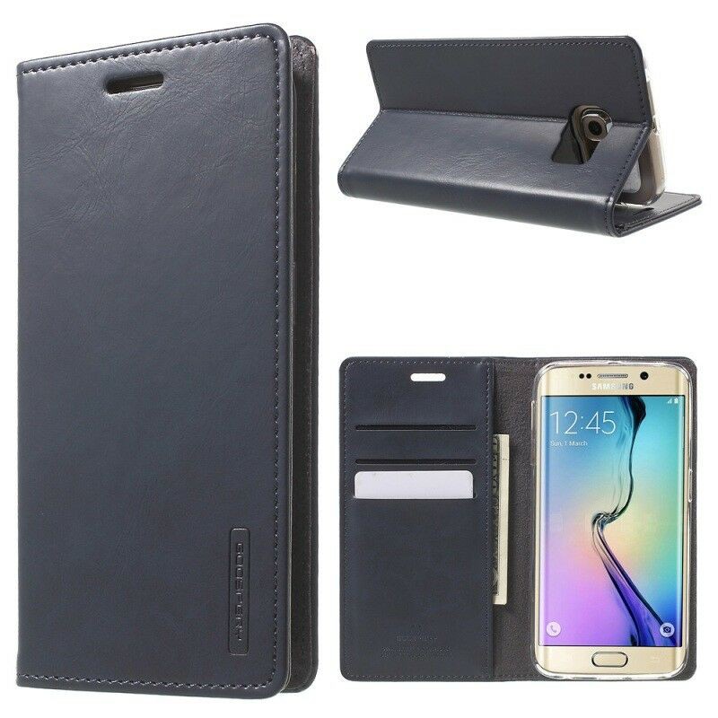 Flip Case Kulit Samsung J2 Prime | J5 Prime | J4 | J6 | J2 Pro 2018 | A6 2018 | A6+ 2018 | A8 Star | A7 2018  Sarung Kulit Merkuri Blue Moon