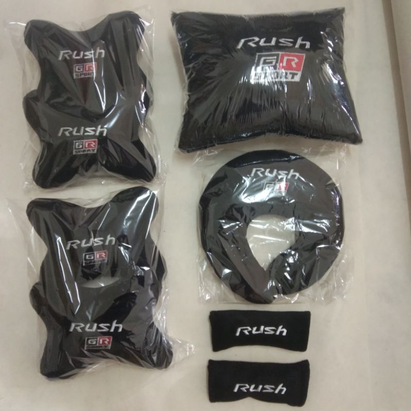 bantal mobil headrest toyota rush gr sport