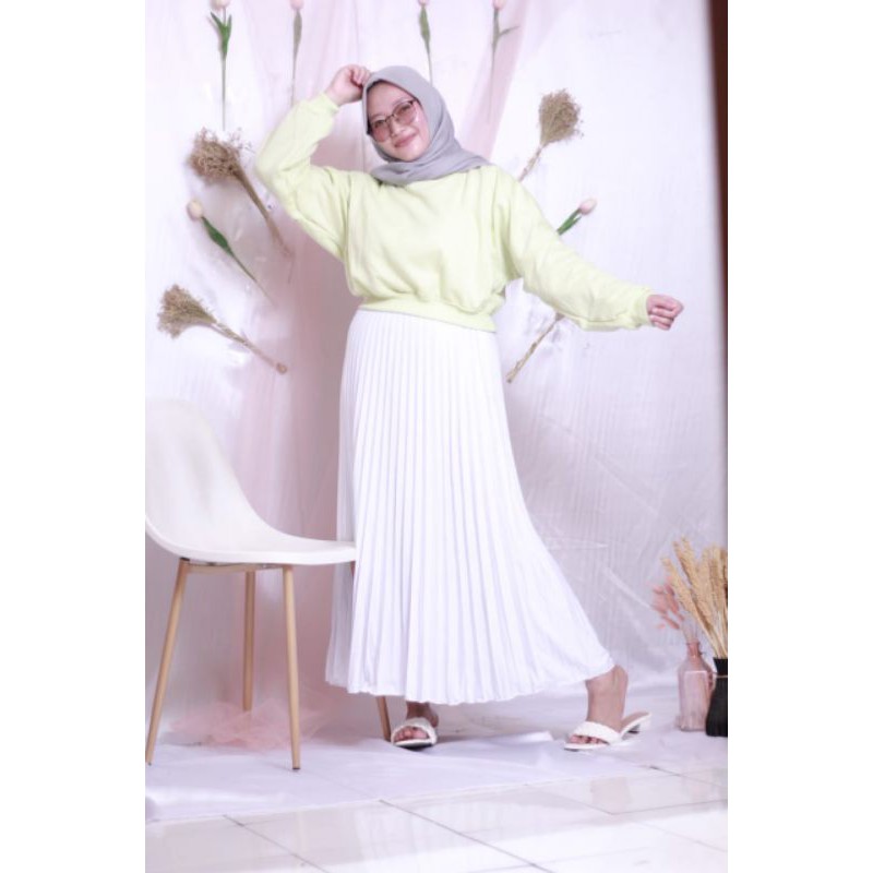 OVERSIZE CROOP SWEATER II SWEATER WANITA CROOP