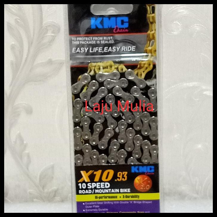 Buruan Beli - Chain Rantai Kmc 10 Speed Silver